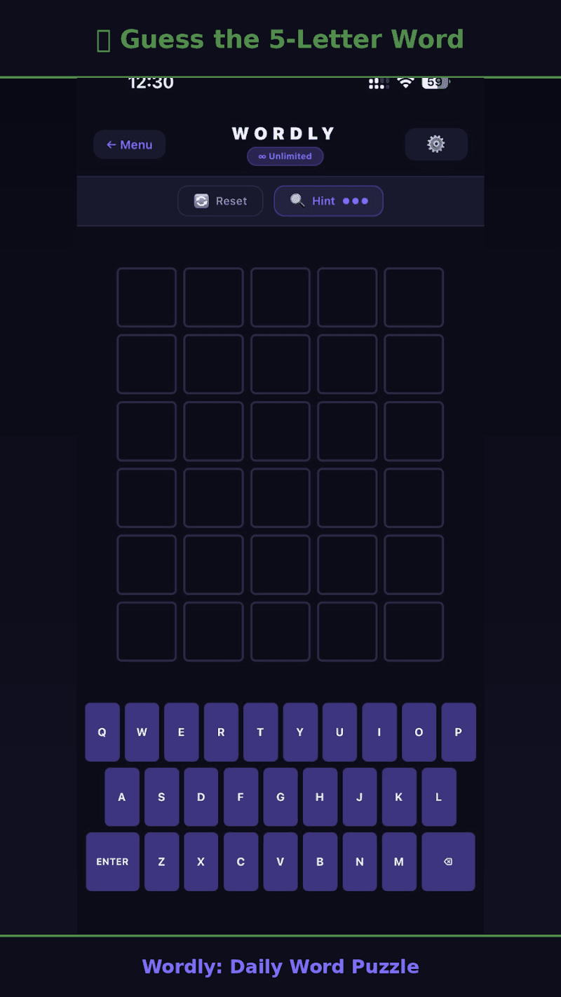 Wordly — gameplay screenshot